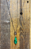 Malachite Diffuser necklace