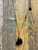 Obsidian diffuser necklaces