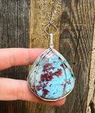 Larimar Diffuser necklace