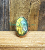 Labradorite Electroformed rings