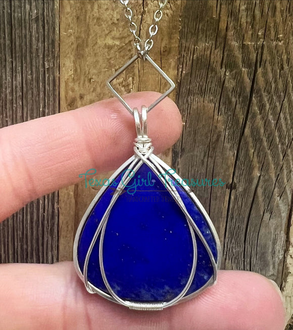 Lapis Diffuser necklaces