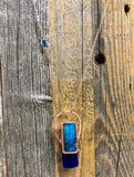 Labradorite roller bottle necklaces