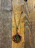 Labradorite Point Diffuser necklaces