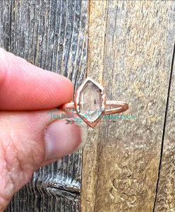 Peach Quartz Ring