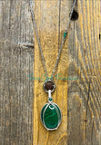 Malachite Diffuser necklace