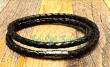 Magnetic Twist leather bracelet