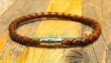 Magnetic Twist leather bracelet