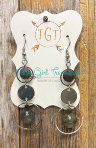 Labradorite Diffuser Earrings