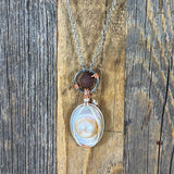 Mother of Pearl diffuser necklaceS