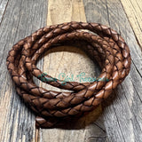 Oval hook clasp leather bracelet - Pick your leather