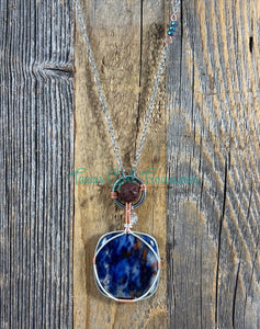 Sodalite Diffuser necklace