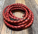 Oval hook clasp leather bracelet - Pick your leather