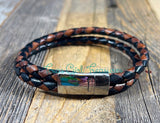 Leather bracelets - 8” and up wrist size