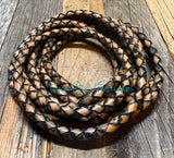 Oval hook clasp leather bracelet - Pick your leather