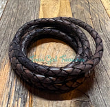 Oval hook clasp leather bracelet - Pick your leather