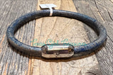 Magnetic Bullet leather bracelet