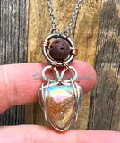 Aura Quartz necklace