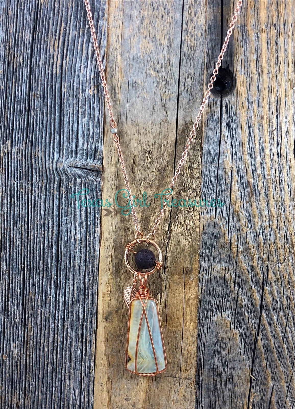 Crystal shops diffuser necklace