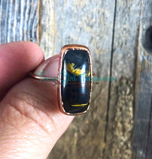 Tiger’s Iron Electroformed ring